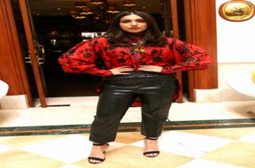 New Delhi: Actress Bhumi Pednekar during the promotions of her upcoming film "Saand Ki Aankh" in New Delhi on Oct 23, 2019. (Photo: Amlan Paliwal/IANS)