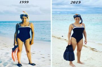 Actress Gul Panag , who recently spent family time in Maldives, has shared a 20-year-old picture of herself from Maldives, leaving netizens stunned with her beauty.