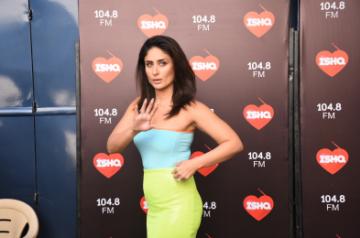 Mumbai: Actess Kareena Kapoor seen at a Mumbai studio on Oct 1, 2019. (Photo: IANS)