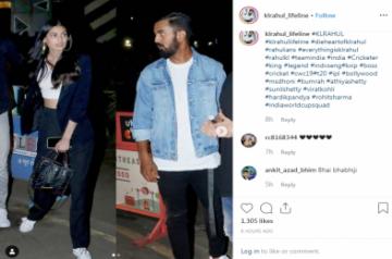 Is Athiya Shetty dating cricketer KL Rahul? The whispers are doing the rounds ever since Suniel Shetty's daughter was spotted stepping out for dinner with the Indian batsman on Friday night.