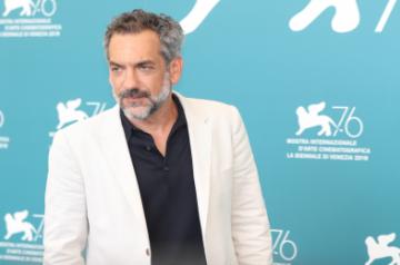 VENICE, Aug. 31, 2019 (Xinhua) -- Director Todd Phillips attends a photocall for the film "Joker" during the 76th Venice International Film Festival in Venice, Italy, on Aug. 31, 2019. (Xinhua/Cheng Tingting/IANS)