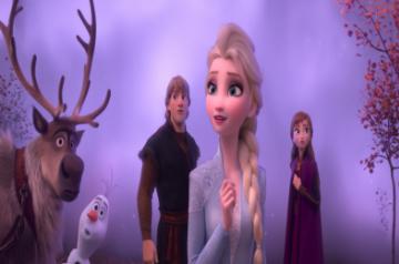 A still from animated musical fantasy film "Frozen 2".