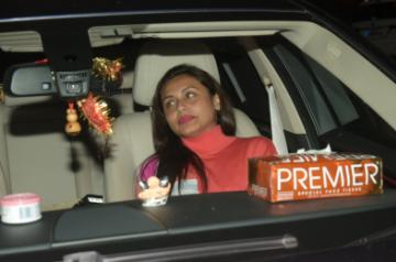 Mumbai: Actress Rani Mukherjee at the screening of the upcoming film "War" in Mumbai on Sep 30, 2019. (Photo: IANS)