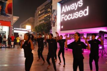 Pink for a breast cancer awarness drive