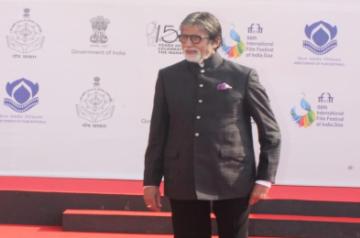 Panaji: Actor Amitabh Bachchan during the 50th International Film Festival of India (IFFI-2019) in Panaji, Goa on Nov 20, 2019. (Photo: IANS/PIB)