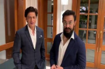 Shah Rukh Khan and Aamir Khan.