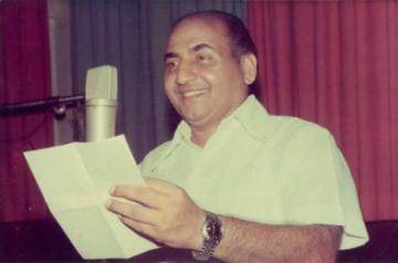 Late singing legend Mohammed Rafi.