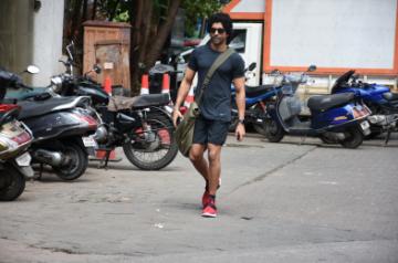 Mumbai: Actor Farhan Akhtar seen in Mumbai on Oct 2, 2019. (Photo: IANS)
