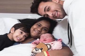 Salman Khan's sister Arpita Khan Sharma took to Instagram to share first photograph of baby girl Ayat. Arpita delivered a baby girl on December 27, right on the birthday of Salman. Her husband and actor Aayush Sharma also introduced Ayat to his fans and followers through an Instagram post.