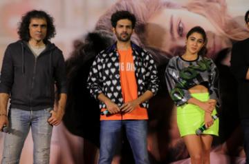 Mumbai: Director Imtiaz Ali with actors Sara Ali Khan and Kartik Aaryan at the trailer launch of their upcoming film "Love Aaj Kal" in Mumbai on Jan 17, 2020. (Photo: IANS)