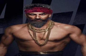 Actor Akshay Kumar's new look from his much-awaited film "Bachchan Pandey".