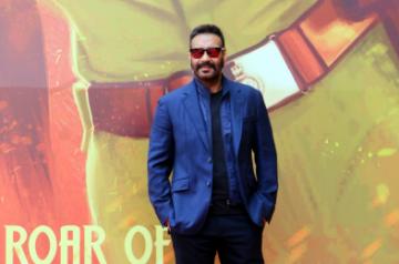 Mumbai: Actor Ajay Devgn at the trailer launch of his upcoming film "De De Pyaar De" in Mumbai, on April 2, 2019. (Photo: IANS)