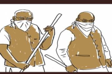 After several masked individuals thrashed students and teachers inside the Jawaharlal Nehru University (JNU) in Delhi filmmaker Anurag Kashyap changed his profile photograph on Twitter. Kashyap on Monday morning changed his display picture to Prime Minister Narendra Modi and Home Minister Amit Shah in masks.