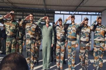 Actor Varun Dhawan spent two days with the Indian Air Force and he described it as "magical". Varun on Friday took to Twitter, where he shared a string of photographs posing with the Air Force officers.