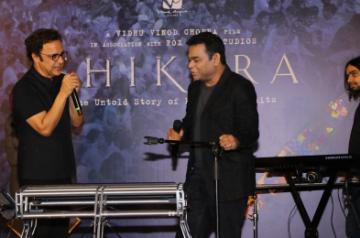 Mumbai: Music Maestro AR Rahman and director Vidhu Vinod Chopra at the launch of their upcoming film "Shikara" in Mumbai on Jan 7, 2020. (Photo: IANS)