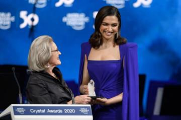 Bollywood star Deepika Padukone was felicitated with the Crystal Award at the World Economic Forum for her contribution to mental health awareness. While accepting the award, Deepika opened up about her own experience with mental illness and how it drove her to start The Live Love Laugh Foundation. Deepika represented India at the forum in Davos, Switzerland.