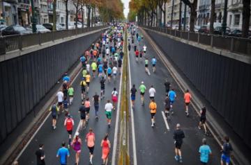 A marathon run (Source: Unsplash)