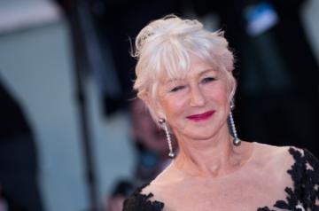 VENICE, Sept. 4, 2017 (Xinhua) -- Actress Helen Mirren attends the premiere of the movie "The Leisure Seeker" at the 74th Venice Film Festival in Venice, Italy, Sept. 3, 2017. (Xinhua/Jin Yu/IANS)