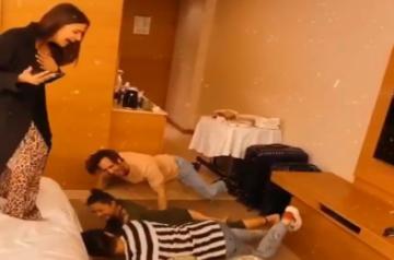 "Bigg Boss 13" is over and if you are missing the friendship of the contestants -- especially Asim Riaz, Himanshi Khurana and Rashami Desai, then don't worry. A lot of pictures and videos are doing the rounds on the Internet in which one can see the finalists Rashami and Asim performing along with the latter's brother Umar Riaz on the "Garmi" song from "Street Dancer 3D". Himanshi was seen laughing out loud while looking at Asim's dance.