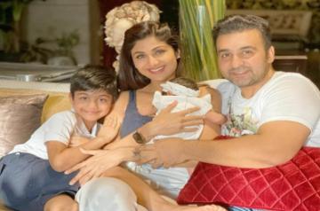 Shilpa Shetty's daughter turns 40 days old.