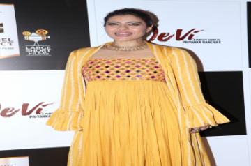 Mumbai: Actress Kajol Devgn at the screening of her upcoming short film "Devi" in Mumbai on March 2, 2020. (Photo: IANS)