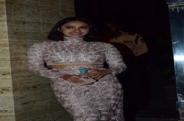 Mumbai: Actress Akansha Ranjan Kapoor at sports agent Bunty Sajdeh's party in Mumbai on March 13, 2020. (Photo: IANS)