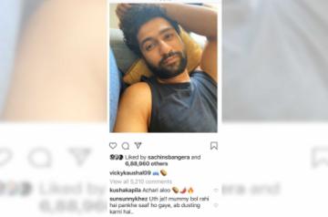 Vicky Kaushal's lazy selfie draws hilarious response from brother Sunny.