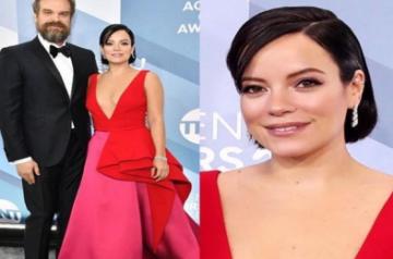 David Harbour wooed Lily Allen with terrible merchandise.