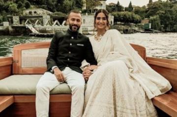 Sonam Kapoor thanks husband for sticking with her.