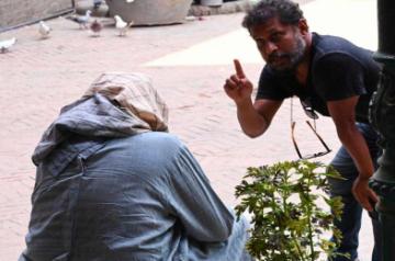 Big B on use of prosthetics and back pain during 'Gulabo Sitabo' shoot.