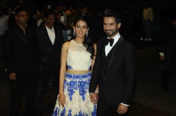 Actor Shahid Kapoor with his wife Mira Rajput. (File Photo: IANS)
