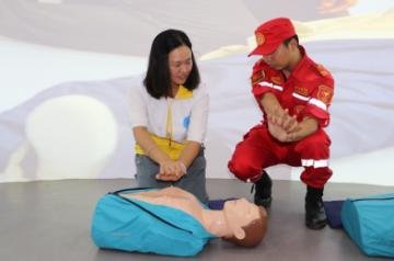 Emergency care skills cardiopulmonary resuscitation (CPR)