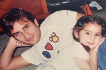 Sara Ali Khan says dad Saif is her 'Mickey Mouse'.
