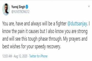 Cancer survivors Manisha Koirala, Yuvraj Singh pen messages for Sanjay Dutt