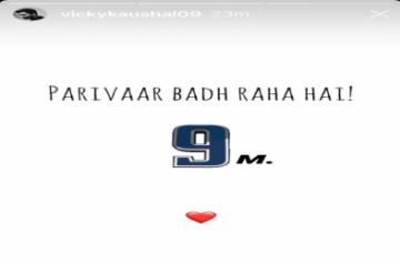 Vicky Kaushal now has 9 million Instagram followers.