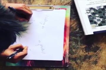 Sushant's sister posts video of late actor writing with both hands at once.
