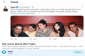 Teacher's Day: Filmdom celebs pay respect to gurus.