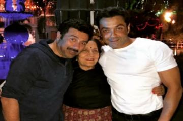 Sunny, Bobby Deol's Instagram wishes for mom Prakash Kaur on her b'day.