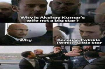 Twinkle Khanna reacts to a hilarious viral meme about her