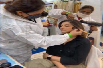 Sonali Bendre resumes shooting amid new normal