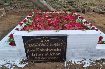 Irrfan's son shares image of late actor's grave decorated with roses