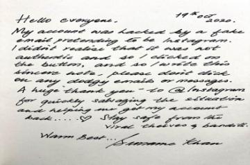 Sussanne Khan's Instagram account hacked after she clicked on fake mail