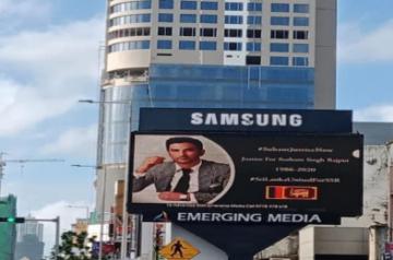 'Justice for Sushant Singh Rajput' billboards set up in Sri Lanka