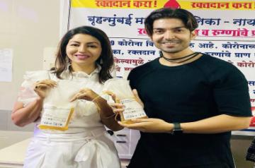 Gurmeet-Debina donate plasma for Covid treatment.