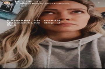 Hilary Duff says she was 'exposed' to Covid-19