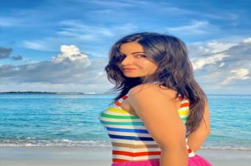 Katrina Kaif shares her day out at the beach.