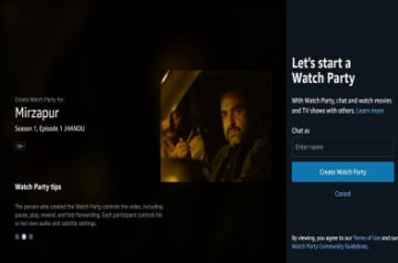 Amazon Prime Video comes out with social viewing experience in India.