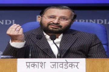 New Delhi: Union Environment, Forest and Climate Change; Information and Broadcasting and Heavy Industries and Public Enterprises Minister Prakash Javadekar addresses a press conference, in New Delhi on Dec 23, 2020. (Photo: Qamar Sibtain/IANS)