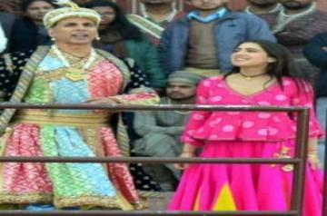 Akshay, Sara, Dhanush shoot for Atirange re in Agra.