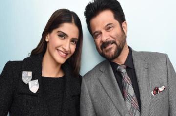 Sonam to dad Anil on B'day: Blessed to have your values instilled in us